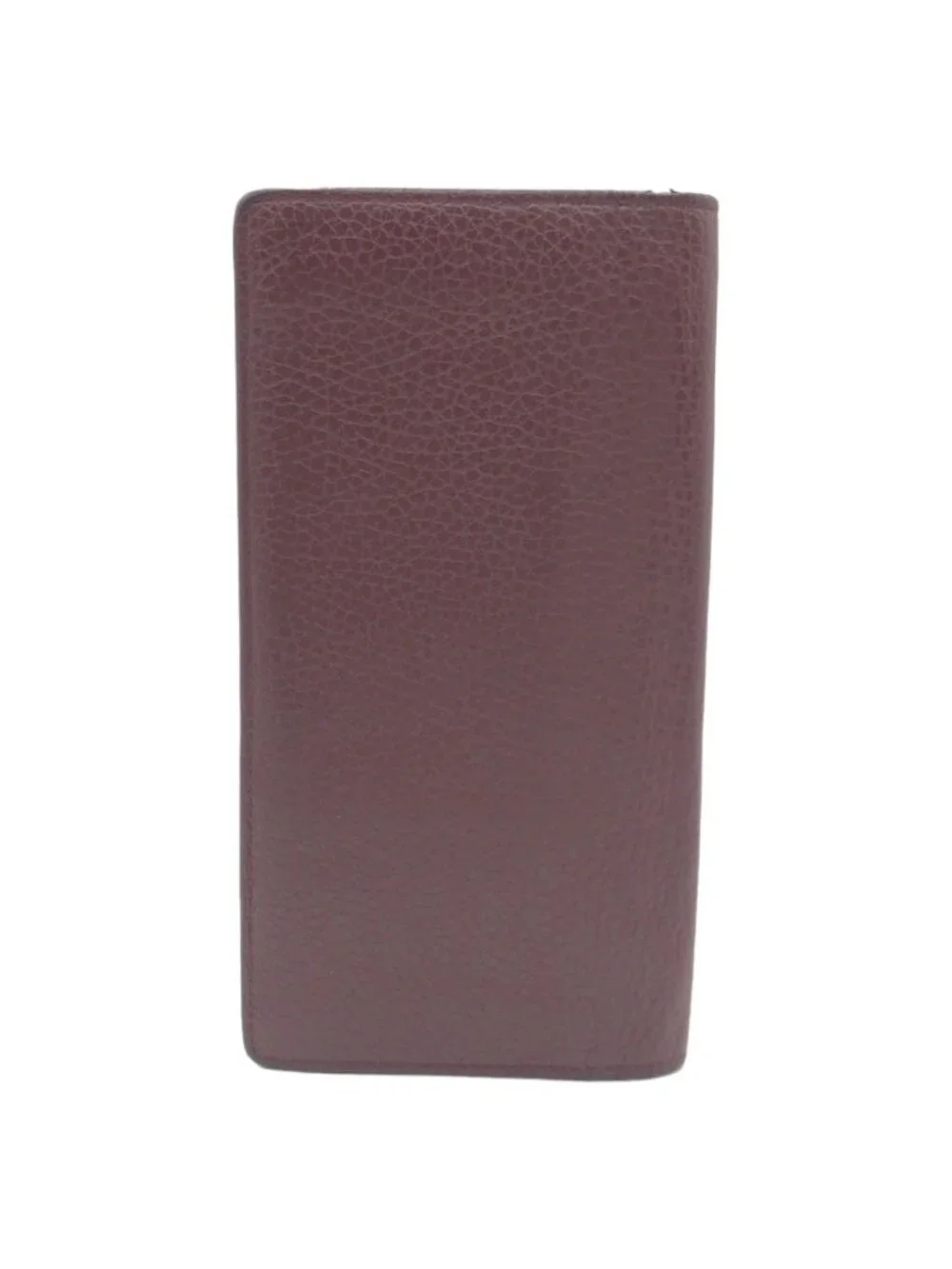 Louis Vuitton Taurillon Portefeuille Brazza Brown Silver Leather Wallet Billfold